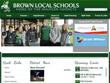 Tablet Screenshot of brownlocalschools.com